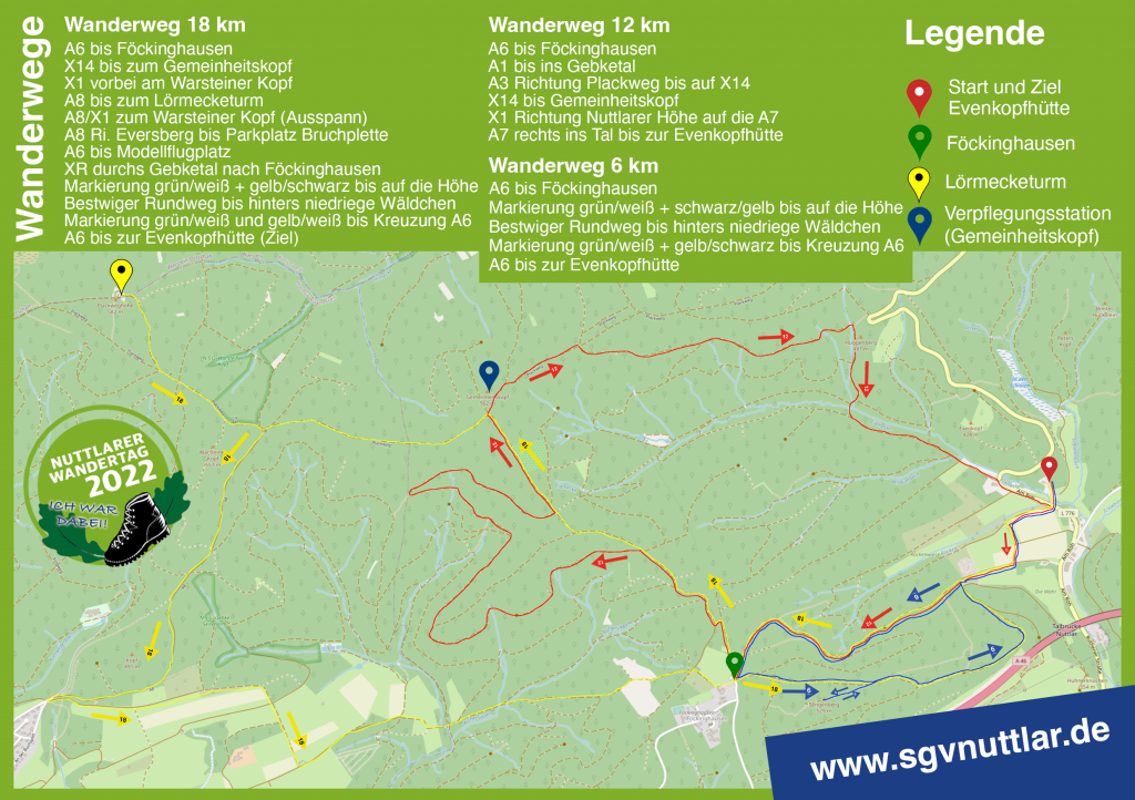 Kartenmaterial von OpenStreetmap - https://www.openstreetmap.de